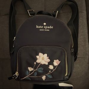 Kate Spade black mini backpack/purse